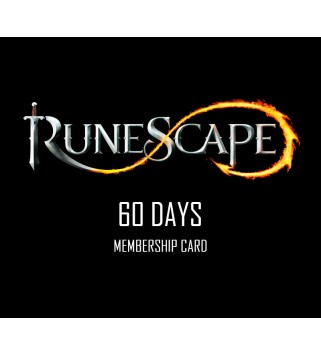 RuneScape 60-Day Prepaid Time Game Card Key GLOBAL